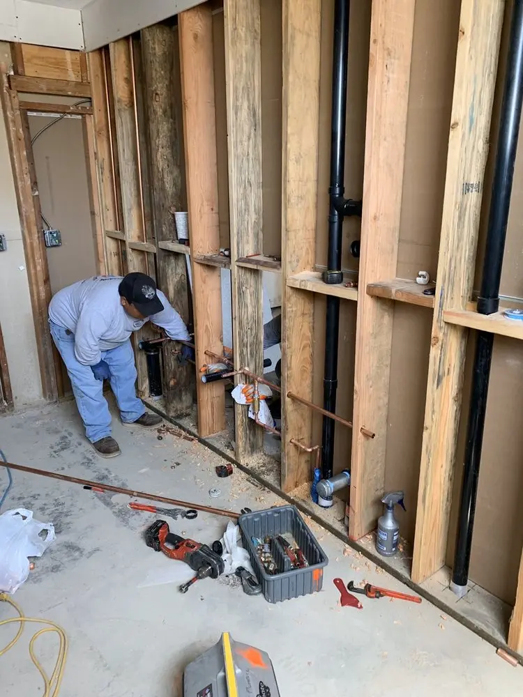 Commercial rough-in plumbing for Gas Line Repair in Brandon